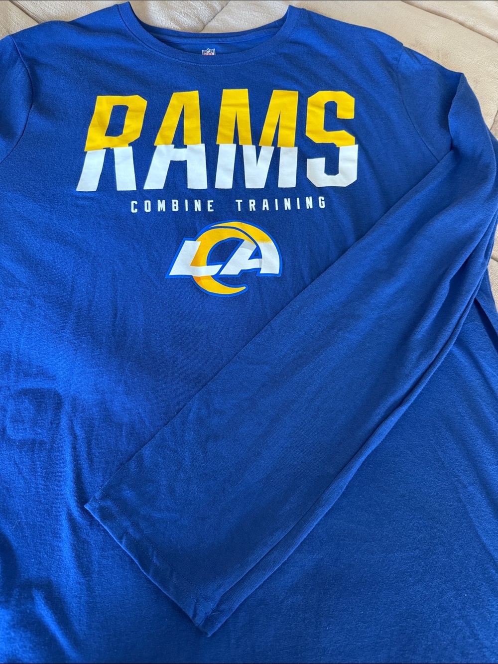 Los Angeles Rams Royal Blue Long-Sleeve Team Tee